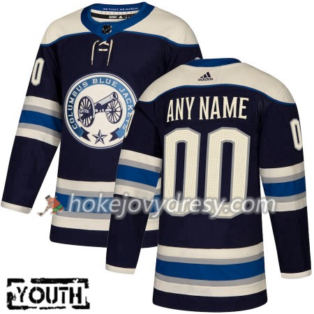 Dětské Hokejový Dres Columbus Blue Jackets Personalizované Alternate 2018-2019 Adidas Authentic